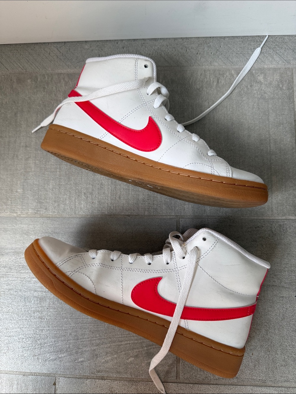 Nike Court Royale 2 Mid White Siren Red Gum W - Picture 8 of 8